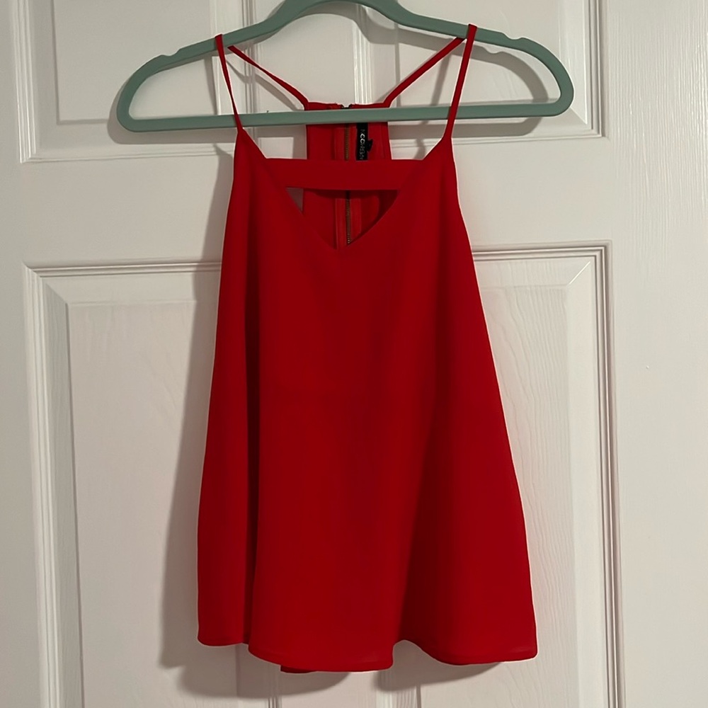 Cutout tank blouse